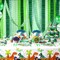 12PCS Four Leaf Clover Paper Garland 120ft Green Theme Party Streamer Tissue Flower Hanging Garland for Wedding Baby Shower Christmas Birthday St.Patrick's Party Decor
